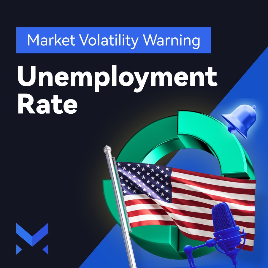 🔔Market volatility warning! 🇺🇸 Unemployment rate have been published! ▪️ Forecast - 3.8% ▪️ Actual - 3.9% ▪️ Previous figures - 3.8% #Bitcoin is already above $61,000 👉 Trade and monitor the market on Margex: margex.com/app/trade