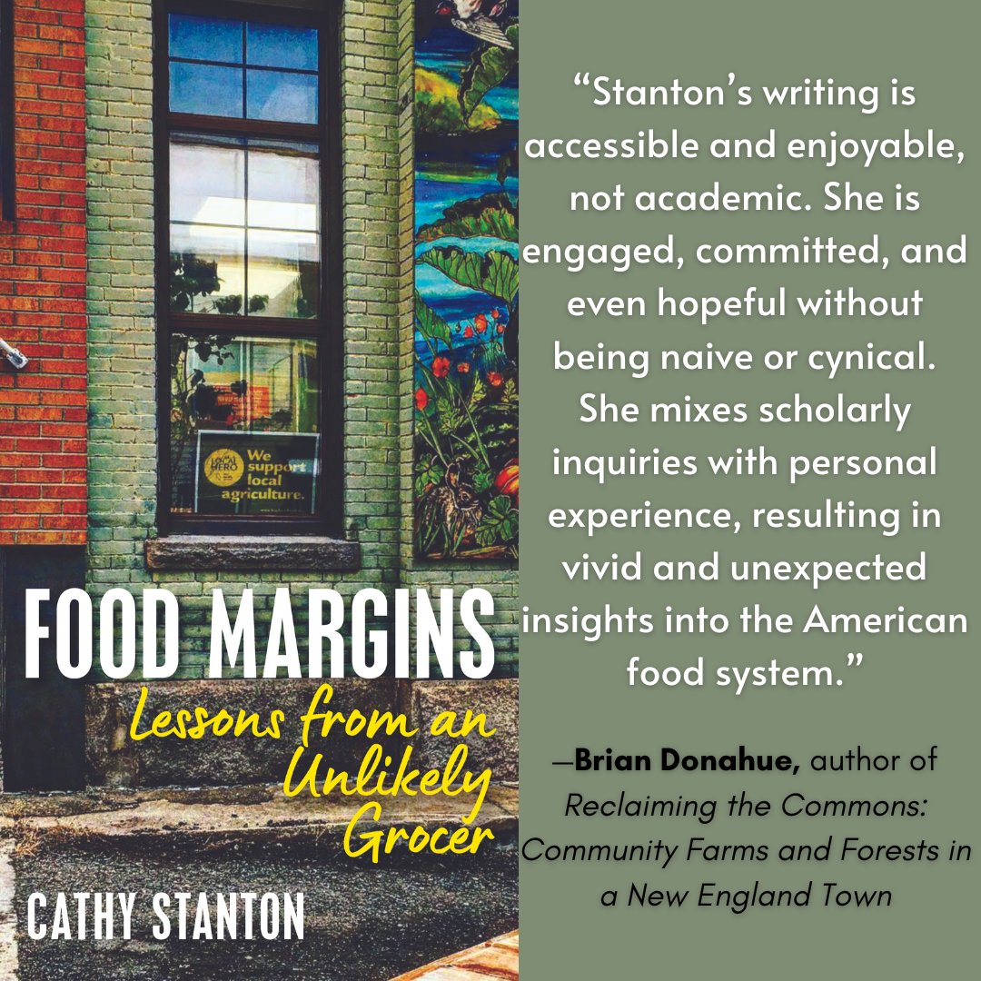 Pre-order your copy of Food Margins to read why Stanton’s writing is so powerful. ow.ly/hKHo50QJC3J #foodsecurity #foodsystems #boxstores #kroger #co-op #coopgrocery #localgrocery #wholefoods #foodjustice #OrangeMA #orangemassachusetts #localfood #westernma #Umass