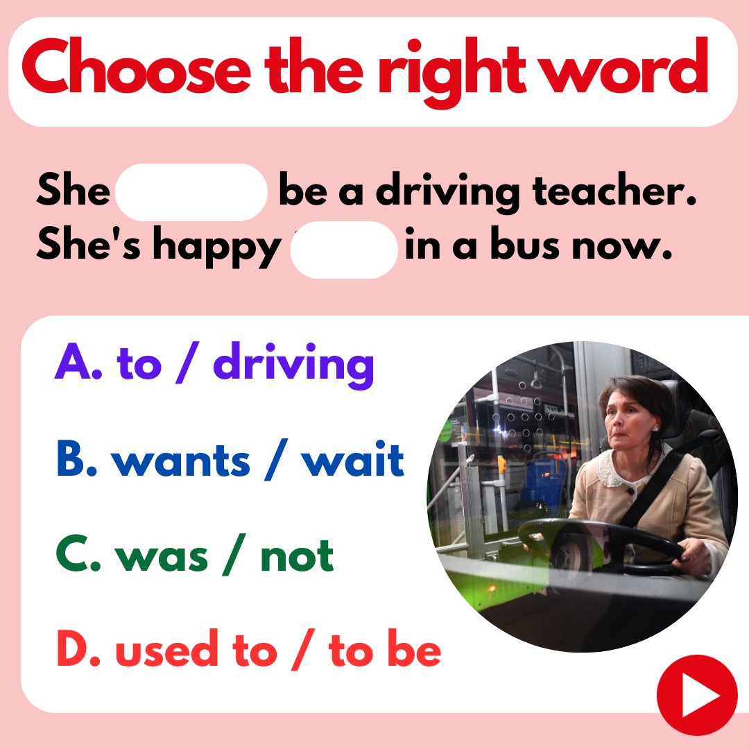 Do you know the answer? 🤔 Tell us in the comments! 💬 ✅

#LearnEnglishdaily #LearningEnglishonline #English #EnglishClass #EnglishCourse