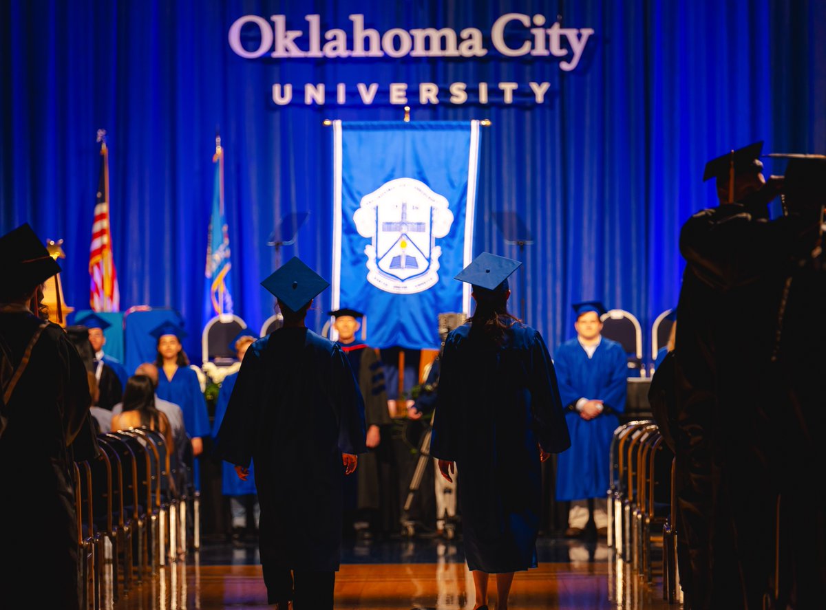 Tomorrow is the big day, class of 2024! 🎓 Your hard work, dedication and perseverance have paid off, and we couldn't be more proud. 💙 For more info about commencement or to view the livestream tomorrow, visit okcu.link/4bi3plO.