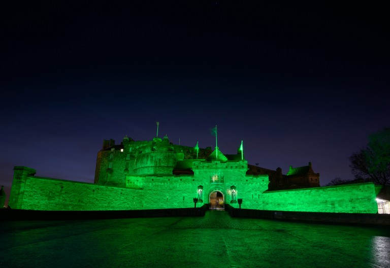 We are lighting the castle up in green tonight for Lyme Disease Awareness Month. 💚 

@LymeResourceCtr
#LightUpForLyme #LymeAwareness #LymeResourceCentre