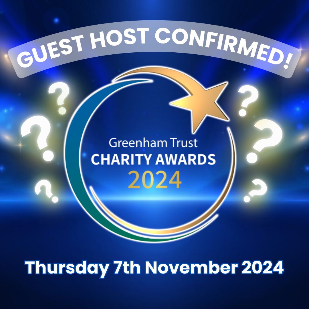 Exciting news 🎉 We are thrilled to announce that we have just confirmed our guest host for this year’s Charity Awards🌟. Any guesses who it might be? #GreenhamTrust #CharityAwards #CharityEvents