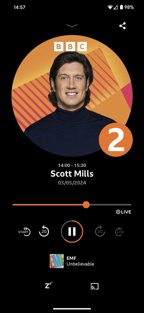 I see Scott's got better looking. @BBCRadio2 😂😂 LOL. #radio2