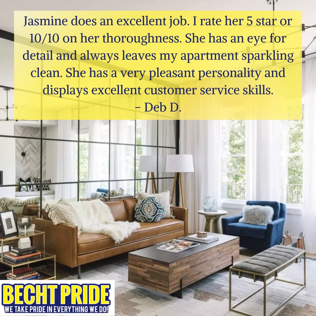 🎉 Another Sweep Done! 🧹 Satisfied client alert! 📣 Becht Pride Cleaning: The Gold Standard House Cleaners in Indianapolis, IN! Insured, bonded, background checked. Check us out at bechtpride.com.

 #cleaningservice #deepcleaning #bechtpride