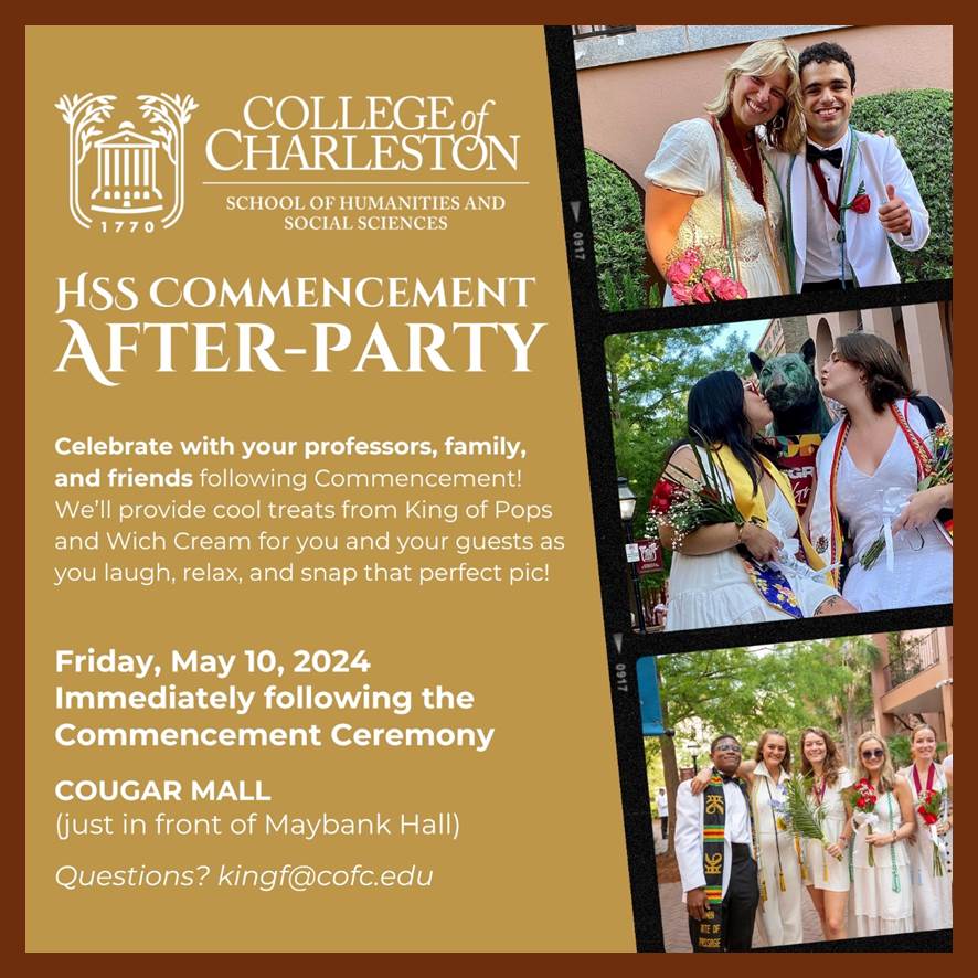 Join us May 10th for the HSS Commencement After-Party!