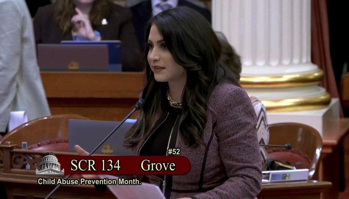 I spoke as coauthor in support of #SCR134, acknowledging April 2024 as #ChildAbusePreventionMonth. Child abuse deeply affects #victims, leading to lasting mental and physical issues, like substance abuse. Thanks to @ShannonGroveCA for her dedication to #ProtectOurChildren. #CALeg