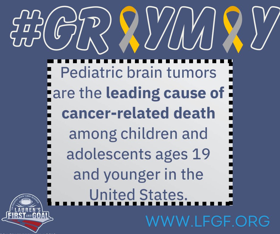 It’s National Brain Tumor Awareness Month #graymay Help LFG fund research and cancer services. Visit lfgf.org