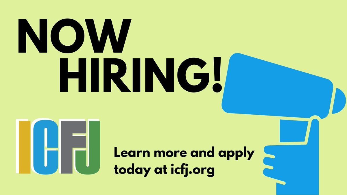 Do you have an interest in supporting global journalism programs and training? Apply now for our program assistant position. As an integral part of our team, you will assist with the planning, budgeting and implementation of several programs. Learn more: buff.ly/3n8S2sx
