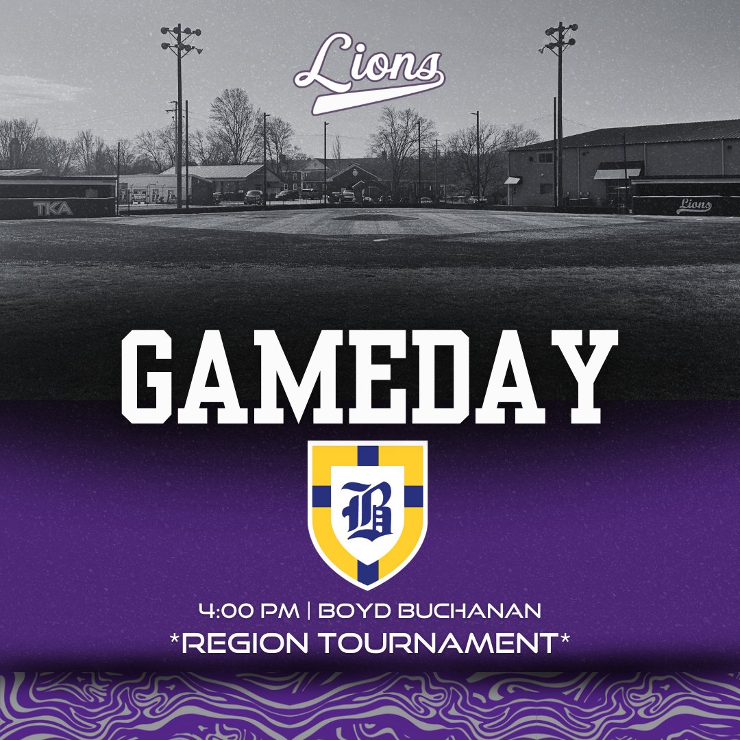 ⚾️ TKA Baseball Gameday ‼️

🆚| Boyd Buchanan 
📍| Boyd Buchanan School
⏰| 4:00 PM (DH)