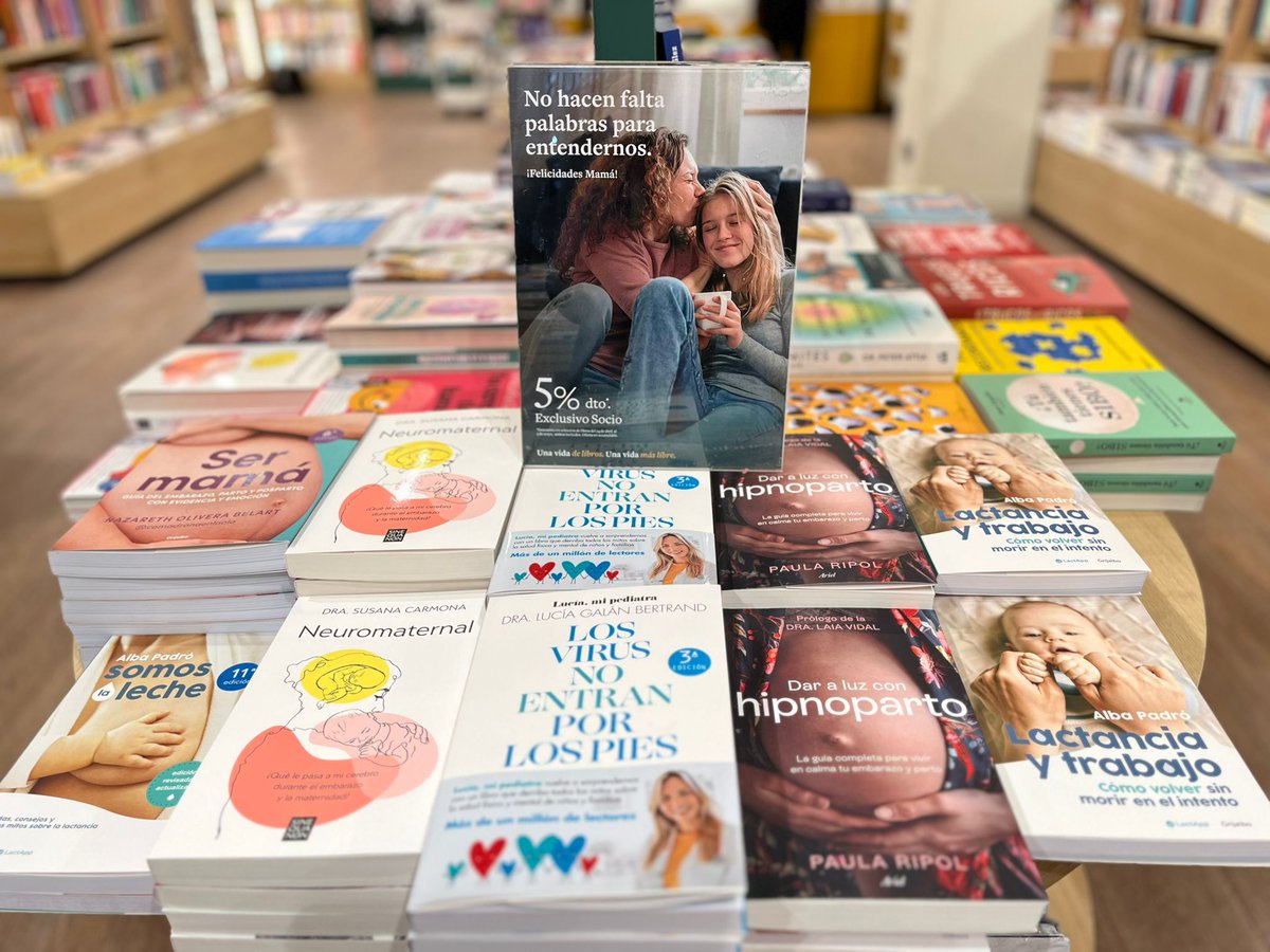 Descubre los mejores libros para quienes se van a convertir en mamá 😍 Un poco de humor y la experiencia de otras madres le harán pasar un rato divertido. Mira nuestra selección👉bit.ly/49TgS2v #DíadelaMadre