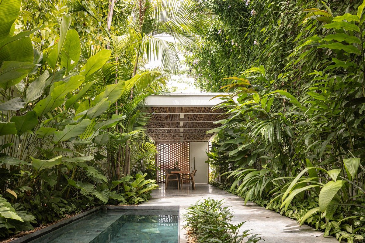 Galpão Tropical: Em um centro industrial de Manaus esse projeto busca reinventar o conceito de galpão, trazendo vitalidade e natureza. Com o destino de ser um escritório de arqueologia, o edifício mostra que um ambiente de trabalho pode ser vivo e confortável.