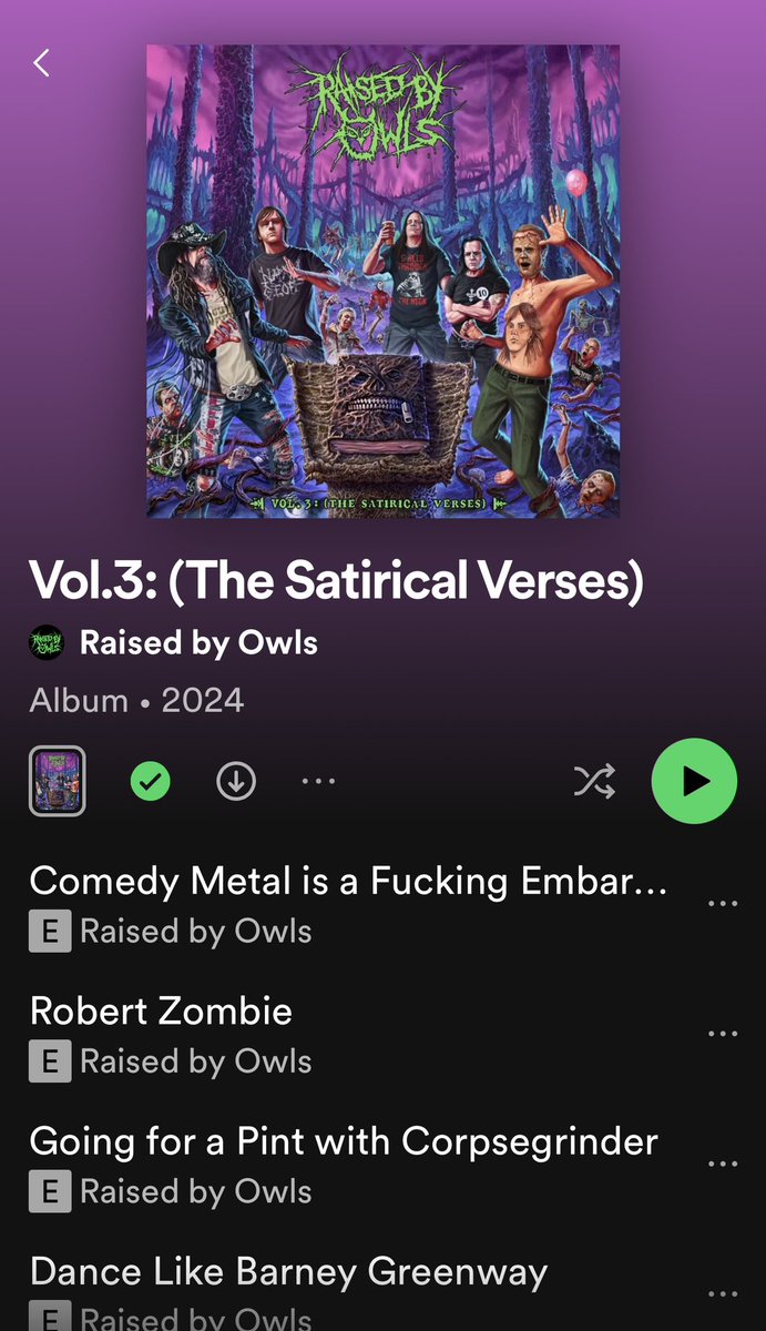 ๐คR4tser ใฉใใ ๐โโฌ (@r4tser) on Twitter photo Todays listening has mostly consisted of:
<a href="/Tombstoner6/">Tombstoner</a>
#TerminalNation
#Crawl
<a href="/RaisedByOwlsUK/">Raised By Owls</a>
With some Ten Ton Slug & <a href="/Pennycoffin1/">Pennycoffin</a> thrown in there too. ๐ค๐ค๐ค Todays listening has mostly consisted of:
<a href="/Tombstoner6/">Tombstoner</a>
#TerminalNation
#Crawl
<a href="/RaisedByOwlsUK/">Raised By Owls</a>
With some Ten Ton Slug & <a href="/Pennycoffin1/">Pennycoffin</a> thrown in there too. ๐ค๐ค๐ค