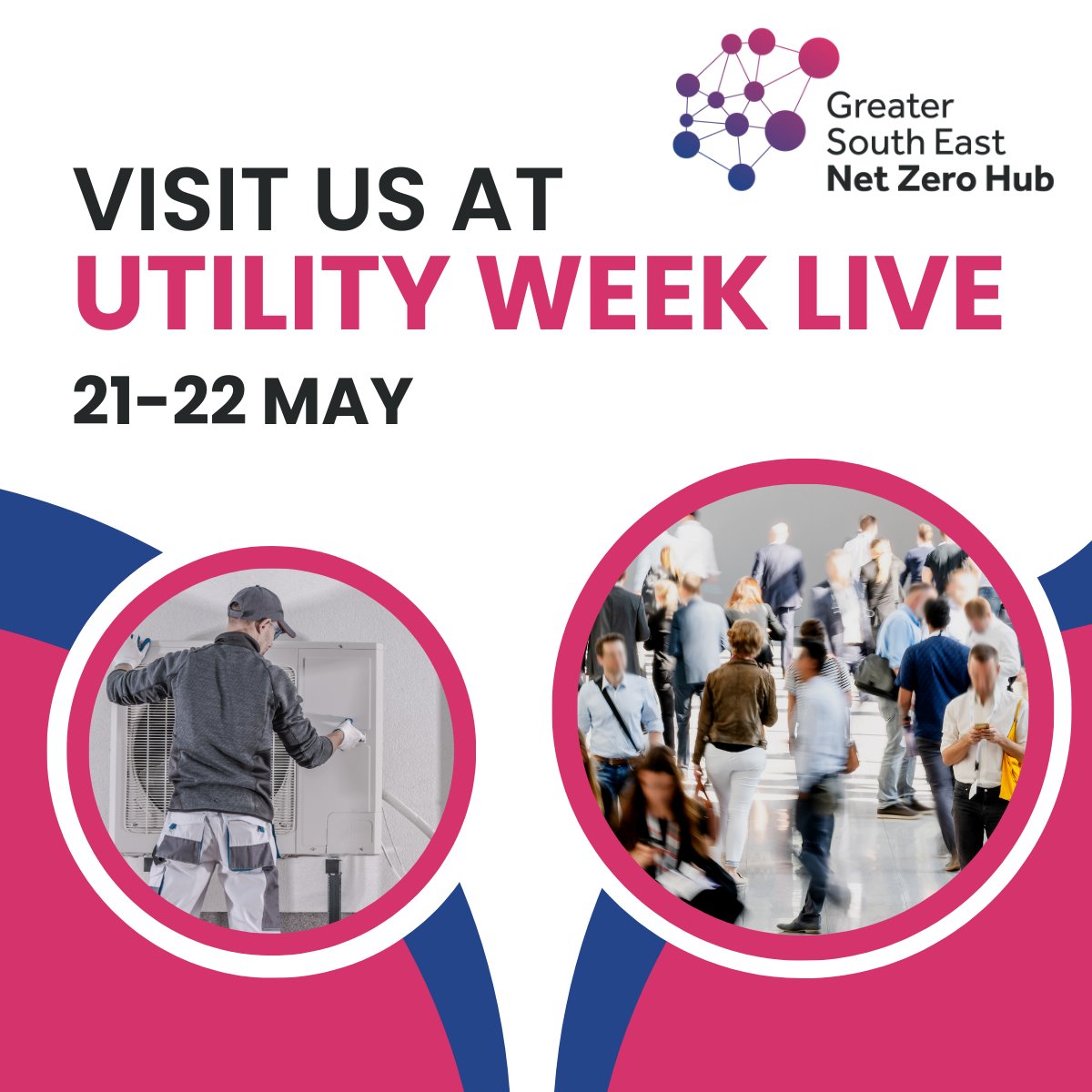 Greater South East Net Zero Hub (@gsenetzerohub) on Twitter photo Next week we’ll be hosting a stand at <a href="/UtilityWeekLive/">Utility Week Live</a>.
We’re excited to meet people and highlight the fantastic work of England’s Local Net Zero Hubs in supporting net zero projects.
Thank you to <a href="/ssencommunity/">Scottish and Southern Electricity Networks</a> for the opportunity!
#UtilityWeekLive #UtilityWeek #NECBirmingham Next week we’ll be hosting a stand at <a href="/UtilityWeekLive/">Utility Week Live</a>.
We’re excited to meet people and highlight the fantastic work of England’s Local Net Zero Hubs in supporting net zero projects.
Thank you to <a href="/ssencommunity/">Scottish and Southern Electricity Networks</a> for the opportunity!
#UtilityWeekLive #UtilityWeek #NECBirmingham