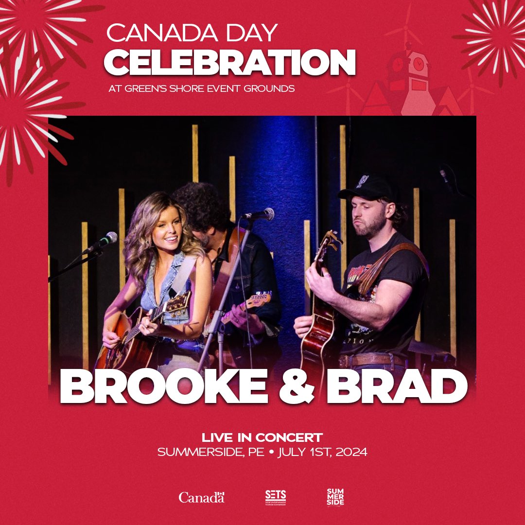 Coming to visit us this #CanadaDay24?

𝐁𝐑𝐎𝐎𝐊𝐄 MacArthur 𝐀𝐍𝐃 𝐁𝐑𝐀𝐃 Milligan will join this year's entertainment line-up at Green’s Shore Event Grounds on July 1st. 🎸🇨🇦

These singer/songwriters rising stars are set to bring amazing home-grown talent to #Summerside!