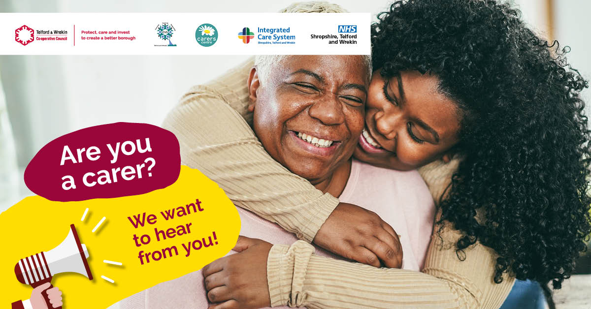 Are you a carer? Have your say on the draft All Age Carers Strategy consultation!

@telfordwrekin are mapping out services and support available for carers and want your feedback so your needs are being met.

💭 Read the strategy and share your thoughts at orlo.uk/EPKT9