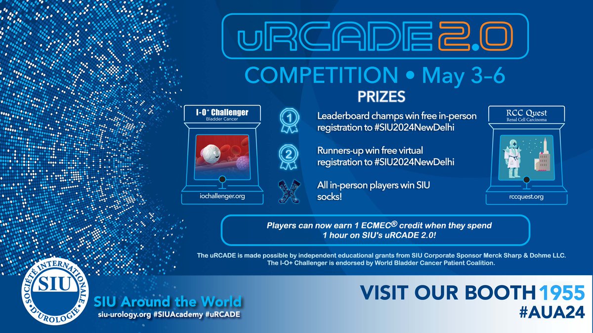 🕹️The #uRCADE contest is now on! Stop by SIU booth 1955 at #AUA24 starting today & play the RCC Quest or I-O+ Challenger! Take on the challenge for a chance to win free registration to #SIU2024NewDelhi! Play online: bit.ly/4d8ftrD Contest rules:…