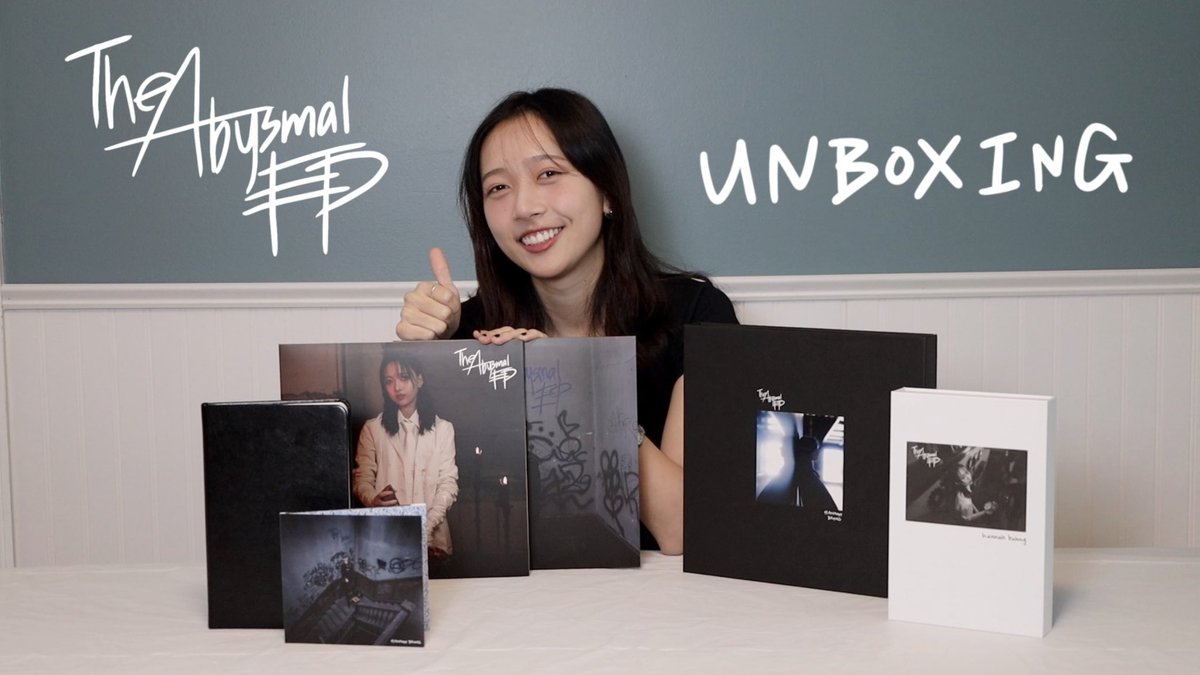 “The Abysmal EP” [CD & VINYL ALBUM UNBOXING] 📼 youtu.be/QmC557nbAOI?si… @BahngEnt #hannahbahng #TheAbysmalEP #Abysmal