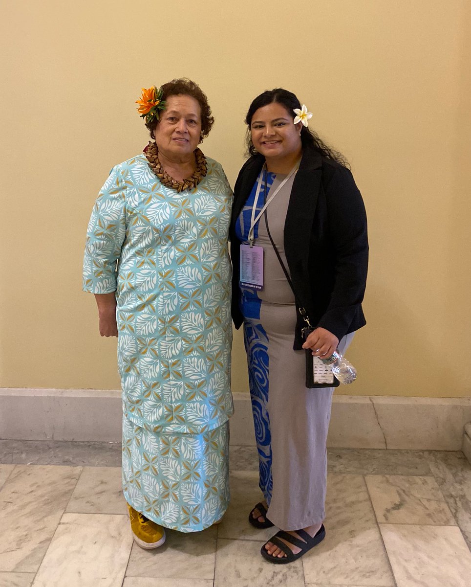 Marcella Fitisone, American Samoa Teacher of the Year, Tafuna High School. Congratulations! I trust you enjoyed your visit to Washington, D.C. Thank you for teaching our young people, and thank you to all our dedicated teachers that you represent this year!