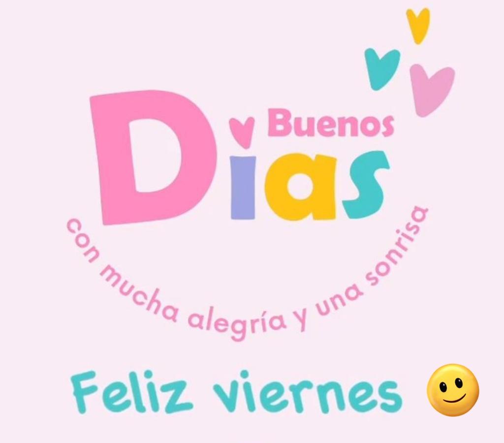 Bonito Viernes! 🌞 y ya que llegó el fin de semana que sobre la alegría y las sonrisas ツ