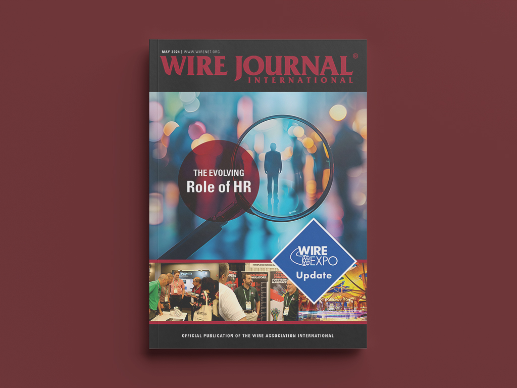 The May issue of Wire Journal International is on its way featuring the evolving role of HR. Not a subscriber? Sign up now: wirenet.org/resources/wji-…