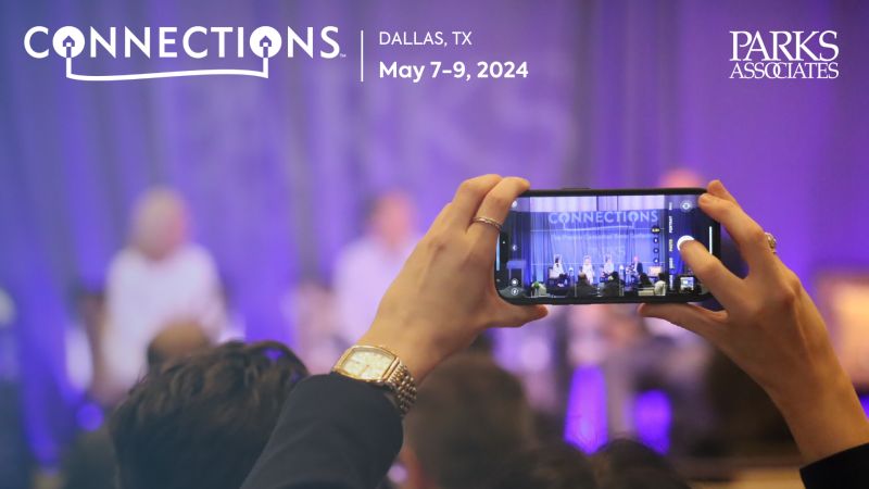 🌟 Happening Next Week, CONNECTIONS, hosted by @ParksAssociates, on May 7-8 in Dallas, Texas. This premier event brings together industry leaders and innovators to explore the latest advancements in smart home technology and consumer insights. ow.ly/9clJ50RtEOe