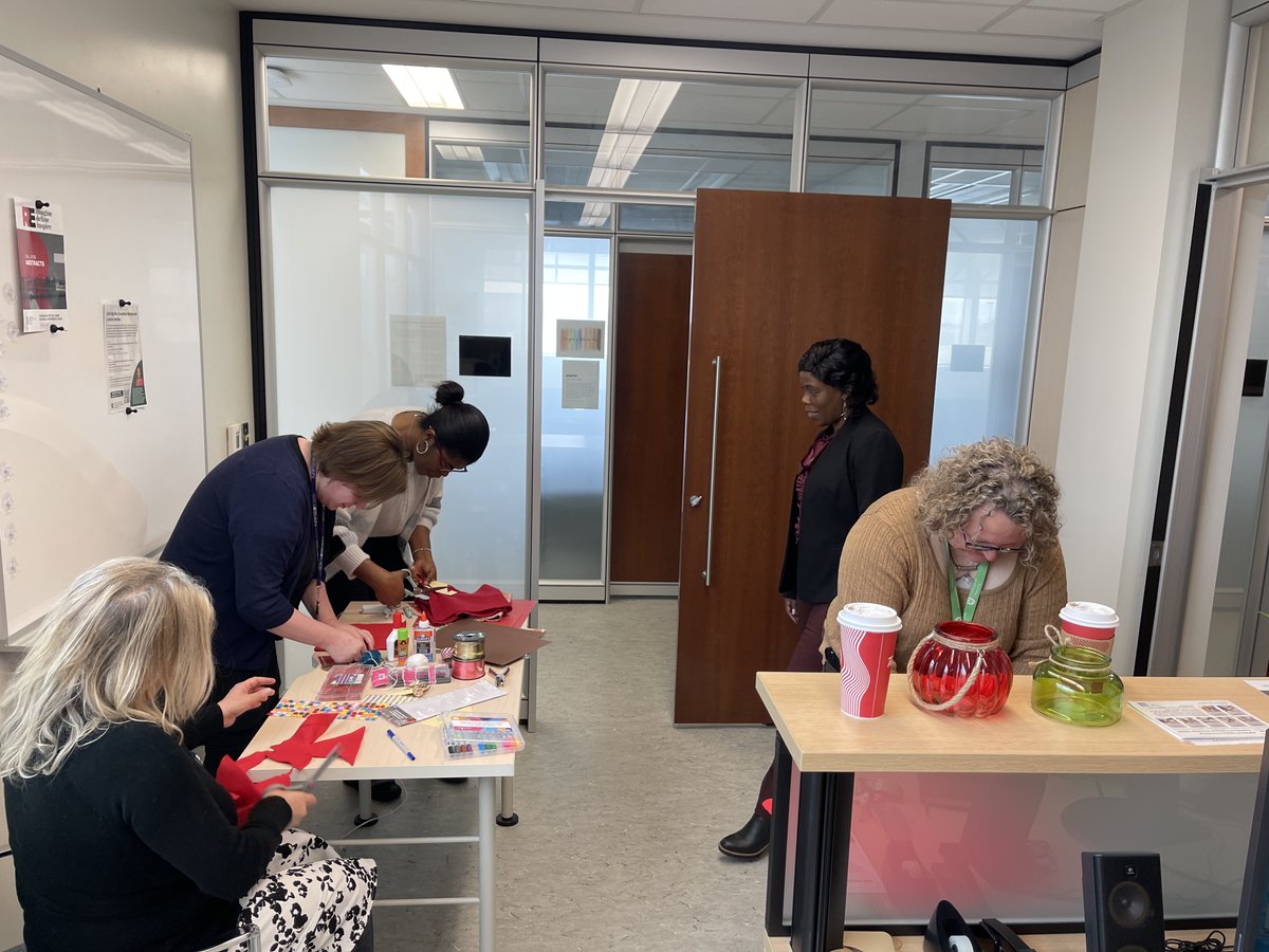 May 5th is #RedDressDay. #USaskNursing members created Red Dress door decorations to commemorate Red Dress Day.

Today from 9 - 4 in the bowl, the #USask community is invited to gather & show their support for ending violence against Indigenous women, girls, & 2SLGBTQQIA+ people.