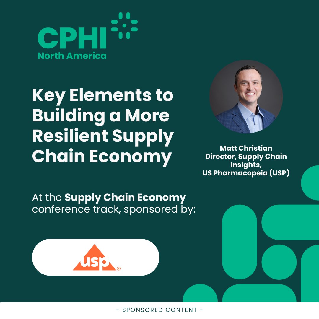 Discover the Supply Chain Economy Conference Track. 🌎 Global events have triggered medicine shortages and exposed pharmaceutical supply chain vulnerabilities. However, there is a solution to these challenges. Make sure you attend our session at CPHI North America!