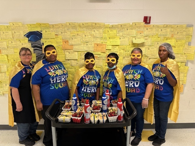 Thank you to our CCES Lunch Heroes for all they do each and every day! We appreciate you...#WeAreCuCPS