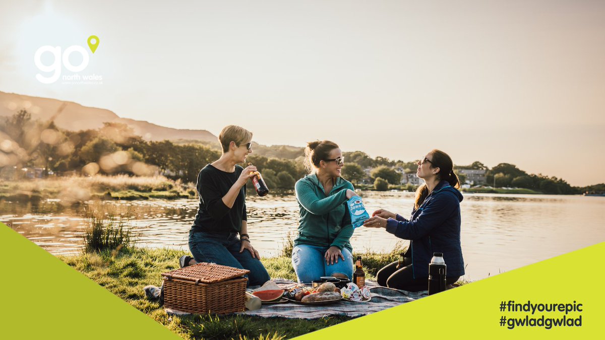 🌳🌄 Bank Holiday loading...! Grab your mates, pack a basket, and come find your own slice of paradise by the water. 🍏🍞🧀 #NorthWales #VisitNorthWales #DiscoverNorthWales #ExploreNorthWales #NorthWalesBusiness #GoNorthWales #NorthWalesTourism #findyourepic #AdventureCapital
