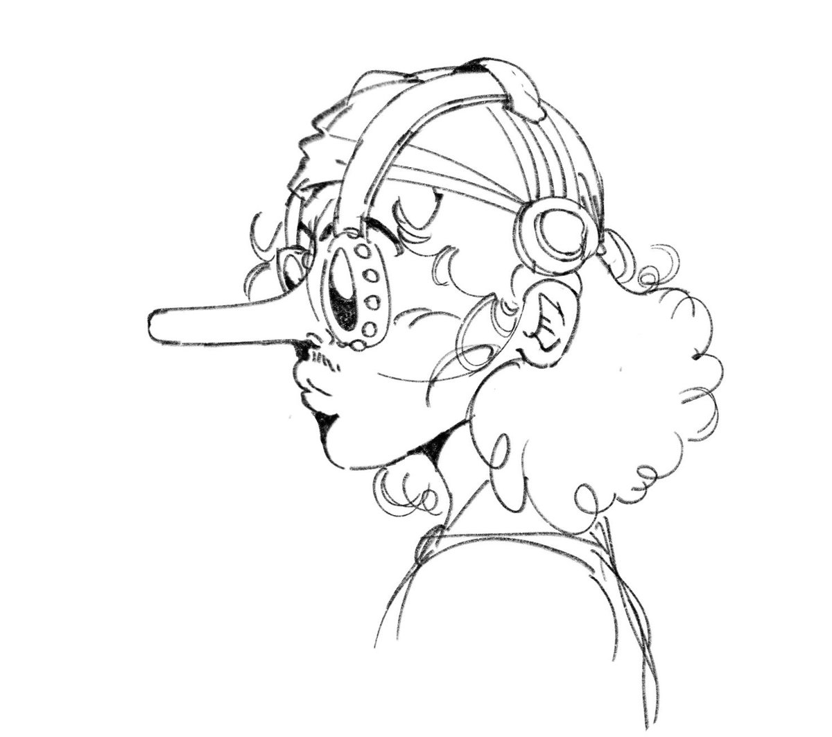 I had an idea but then I relized it doesn't make any sense so have this Usopp fo now😔🤲