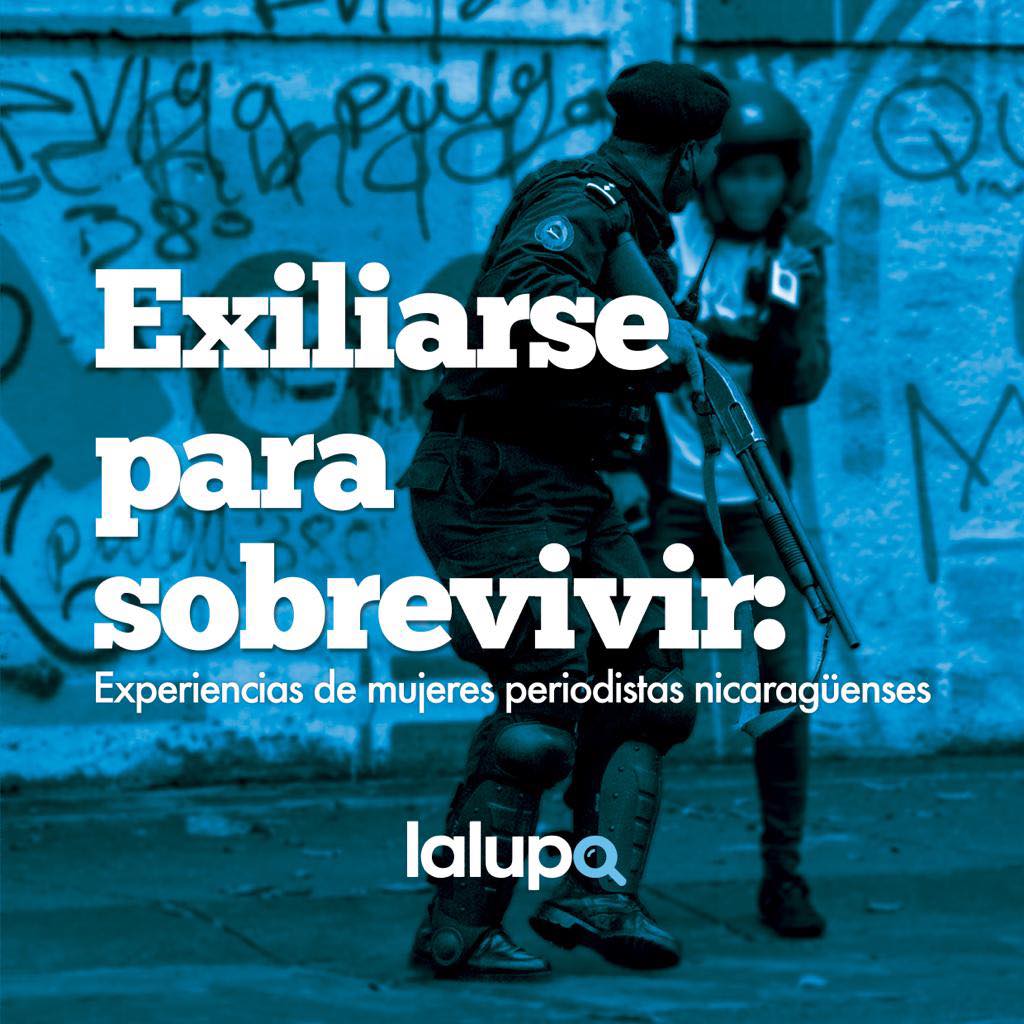 #Estudio | La Lupa recopila las historias de mujeres periodistas de #Nicaragua que han tenido que exiliarse para sobrevivir a la represión de la dictadura de Daniel Ortega y Rosario Murillo. En este enlace podés descargar el estudio completo. 👇🏻👇🏻👇🏻

drive.google.com/file/d/14hUbHh…