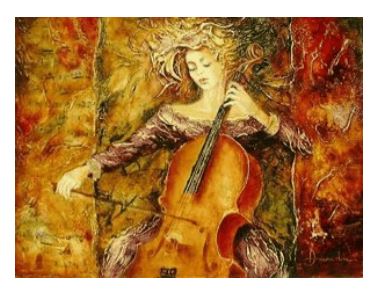 This #FindArtFriday - 'Largo' - an oil painting by Darida depicting a woman playing a cello. It's 16 x 12 in. and signed by the artist. If you can help the #FBI find this lost treasure (Ref. #00558), contact us. 1-800-CALL-FBI or tips.fbi.gov.