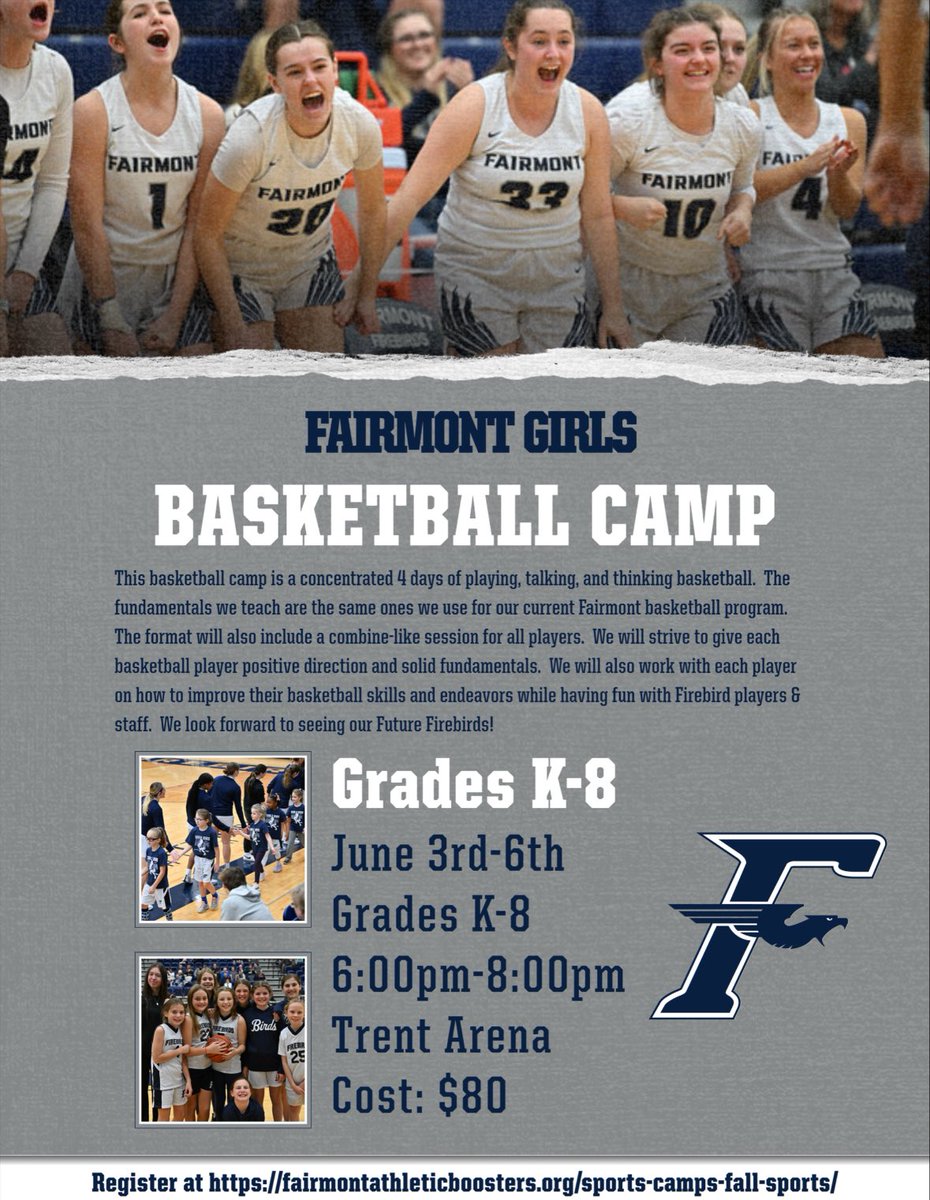 Our June Schedule was sent out this morning!  Let’s finish the school year strong heading into the summer! 💪
#WeAreFirebirds 🔥🐦
#June 🗓️
#Westbeld ☘️
#FutureFirebirds 🔮