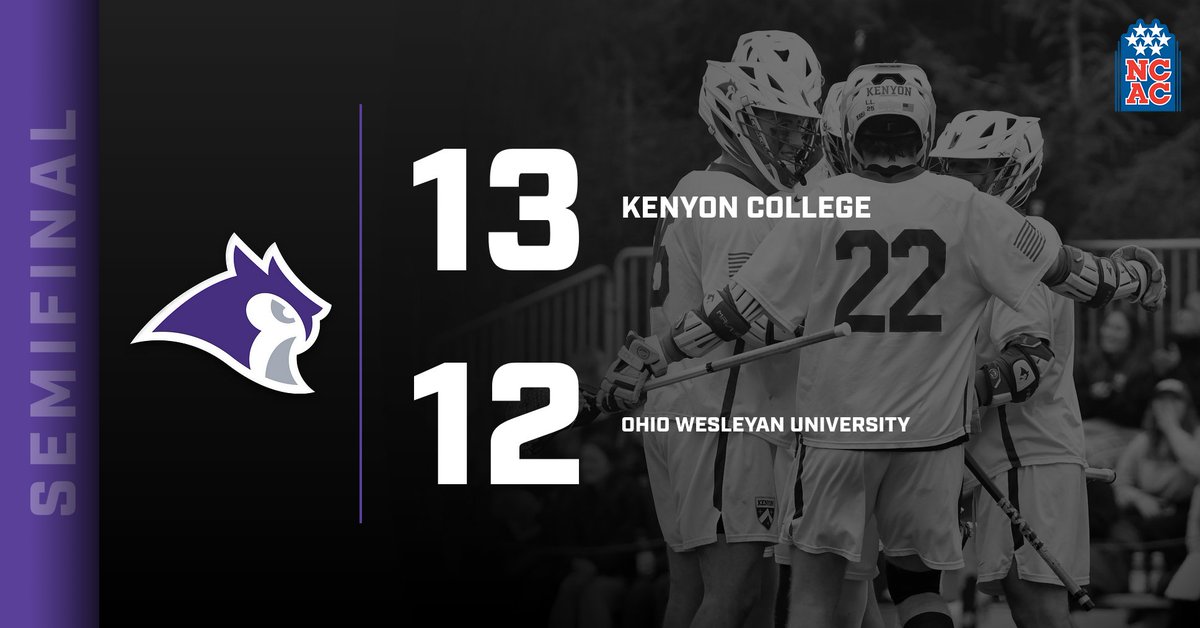 The Owls improve to 13-5 on the season! With last night's win, the Owls secured their spot in the NCAC Conference Championship which begins on Sunday, May 5th.

🦉 #GoOwls #EarnIt #LiveForLucian