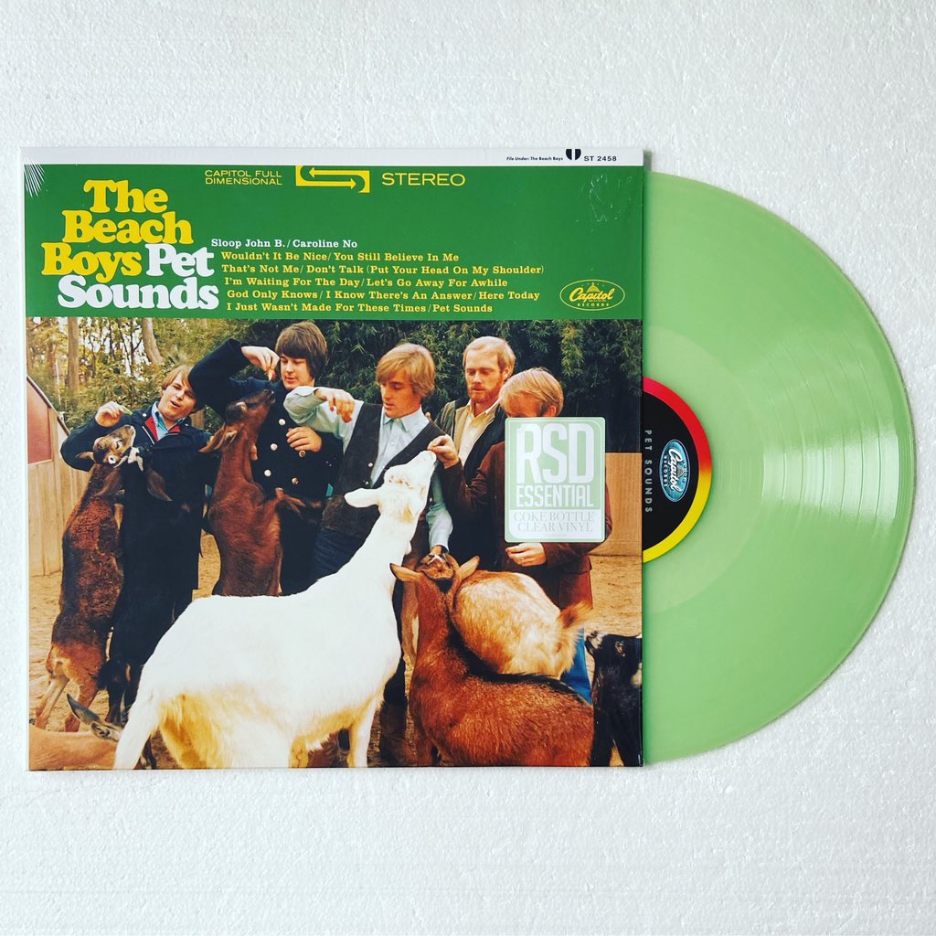 So nice owning “Pet Sounds” by The Beach Boys on coke coloured vinyl