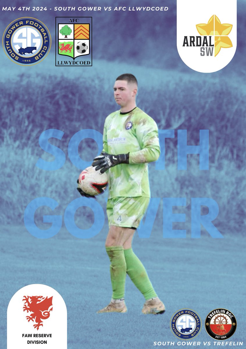 Match day programmes will be on sale at the game, featuring all of our junior teams from U6s to U15'S and sponsors for our final game!   

Match day sponsor: Gower Coast Electrical!  

🔵⚪️

 #UppaGower #GowerAsOne