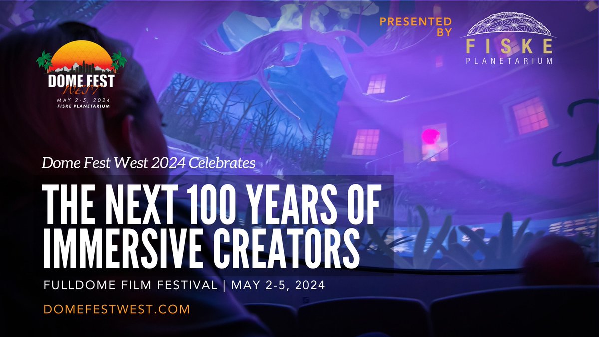 We are thrilled to take part in the 2024 <a href="/domefestwest/">Dome Fest West</a> film festival at the historic <a href="/Fiske/">Fiske</a> Planetarium in Boulder where film makers, planetarium directors and immersive media vendors come to together to share experiences and knowledge. #ImmersiveExperiences #PlanetariumShows