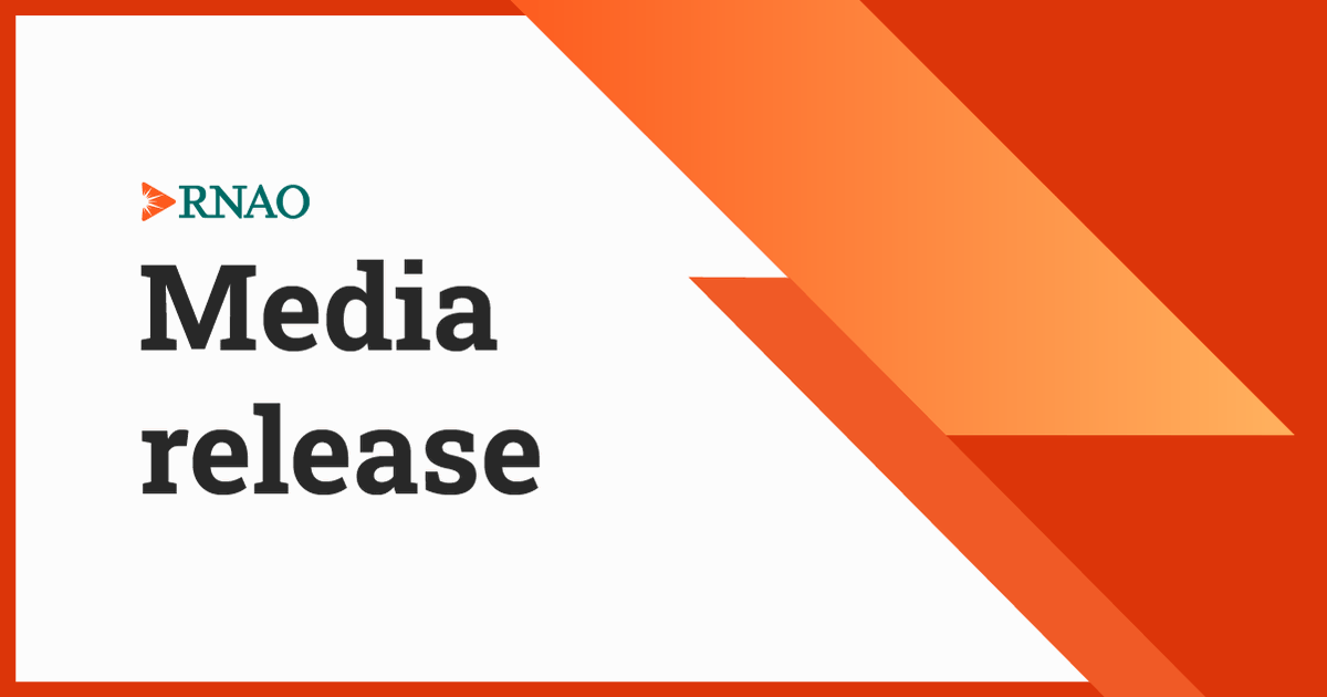 The #ToxicDrugCrisis that's now killing an average of 10 Ontarians every day will be the focus of a media conference organized by RNAO to close #NursingWeek.

WHEN: Friday, May 10, 2024 at 10:30 a.m. ET

Media release: RNAO.ca/news/media-rel…

<a href="/DorisGrinspun/">Dr. Doris Grinspun 🇨🇦 RN, PhD, FAAN, O.ONT</a> <a href="/ClaudetteHollow/">Claudette Holloway</a>
