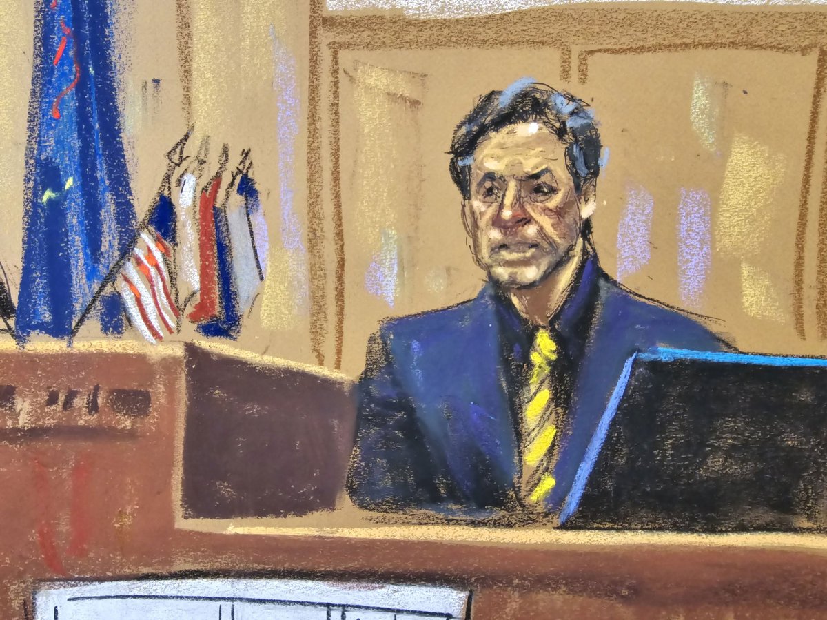 JUST IN: Douglas Daus, a forensic analyst, is not giving testimony. Trump’s lawyer Emil Bove is questioning him about the secret apps on his phone that encrypted messages. Also worth nothing is the fact that multiple days are missing from when Cohen signed over the phone to…