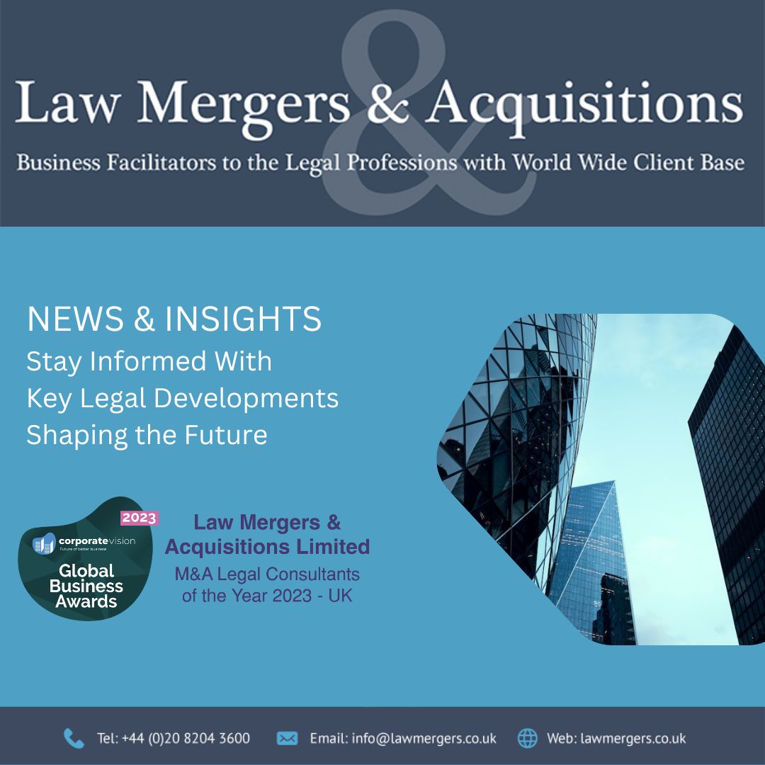 Stay Informed: Key Legal Developments Shaping the Future with our news & insights
ow.ly/oFGW50RvKMZ
 #legalfirms #law #lawfirms #lawmergers #legalprofession #legalnews #legalfirms #LawFirmValuations #MergersAndAcquisitions 
#Acquisitions #NationwideLaw