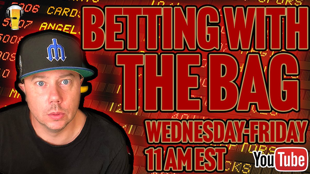 Betting with the Bag pops off in 45mins at 11amEST on @PubSportsRadio. We have a packed card to dissect and leche. We begin by welcoming @bobanobets for Friday & Saturday NHL & NBA playoff breakdowns. Then @josebouquett and I attack MLB highlighted by best bets from @DabyCab.