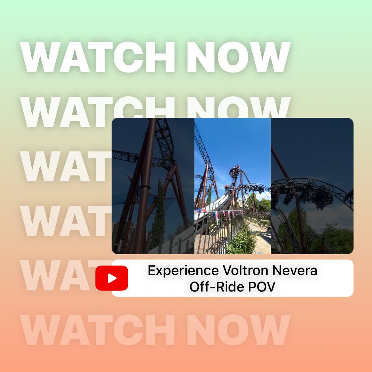 A week ago I rode what was absolutely beauty of a coaster and put together some off ride videos. Video: youtu.be/J0hB9zivbxE?si…