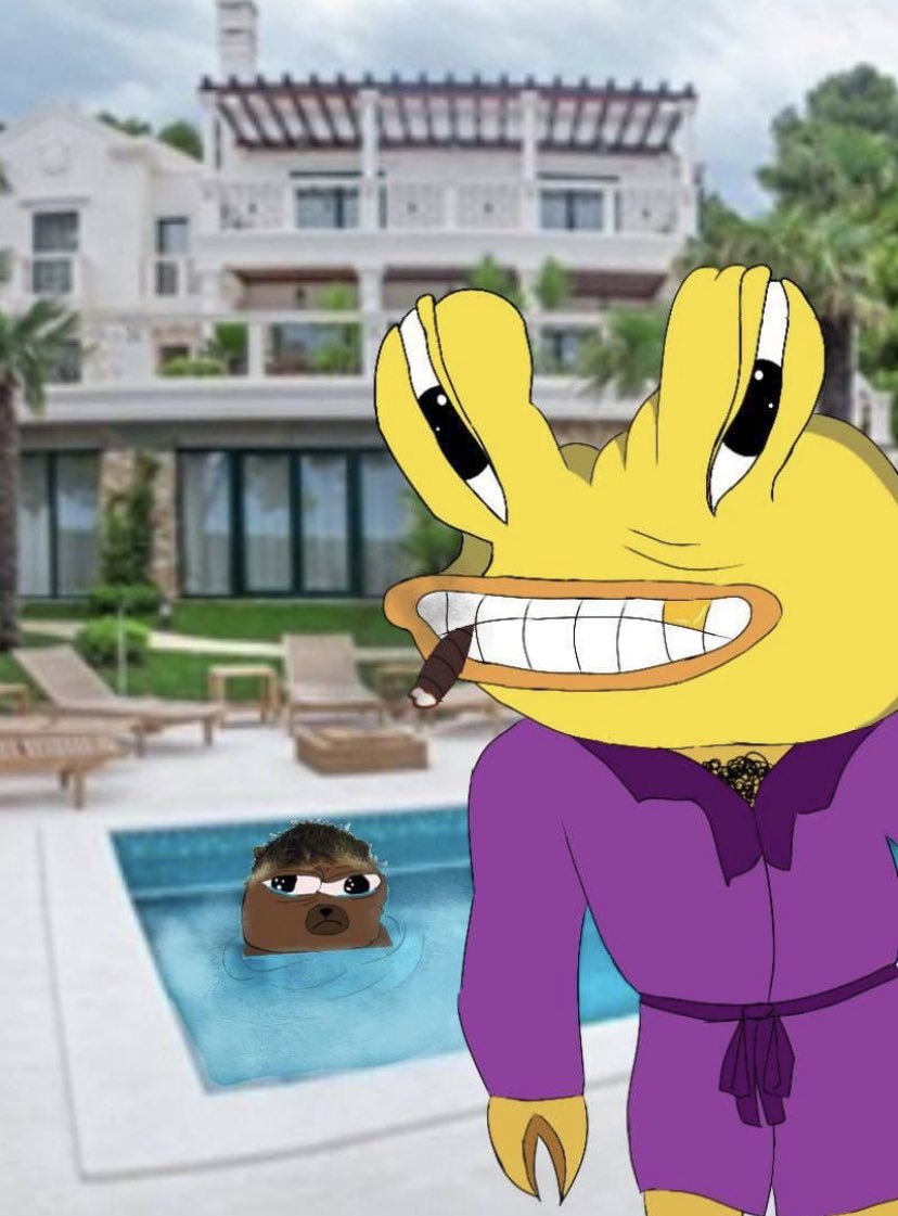 $BOBO acting sad cuz i told him we are done with ze bear.. crab market is ready for ze green! $SNIBBU moves sideways, sideways but ze angle is up💹🦀💯

#PepeVerse $PEPE $MUMU $DODO