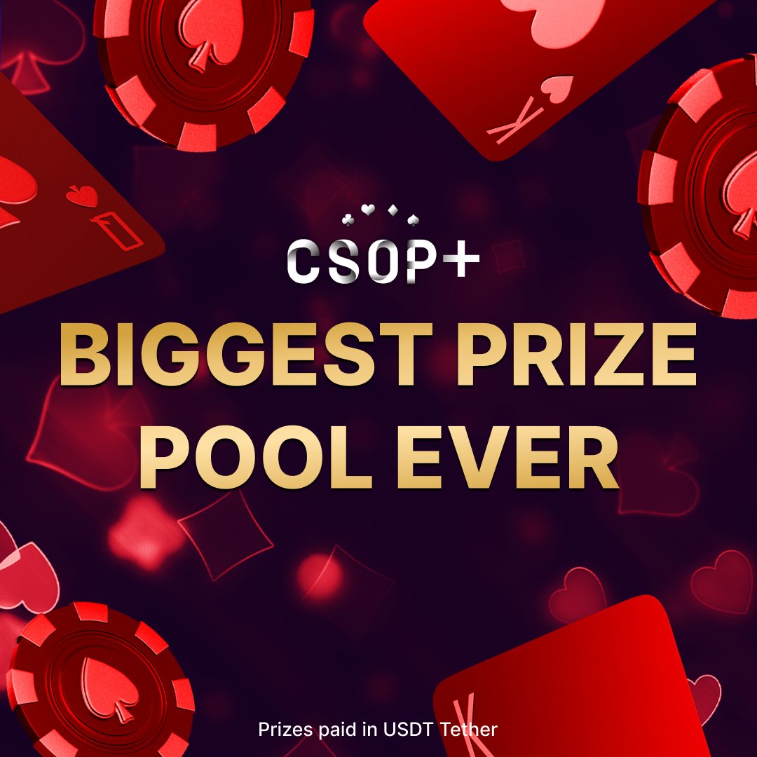 👀 Est-ce que vous êtes prêt?
🔥 Les CSOP+ de @CoinPoker_OFF arrivent!
📅 Du 5 au 26 mai.
🤑 Le plus gros prize pool jamais vu ($25,000,000 garantis).
😎 Préparez-vous, il va y avoir de l'action aux tables!
Envie de jouer? 👉 tinyurl.com/6557n8xm
#CryptoPoker #CSOP…