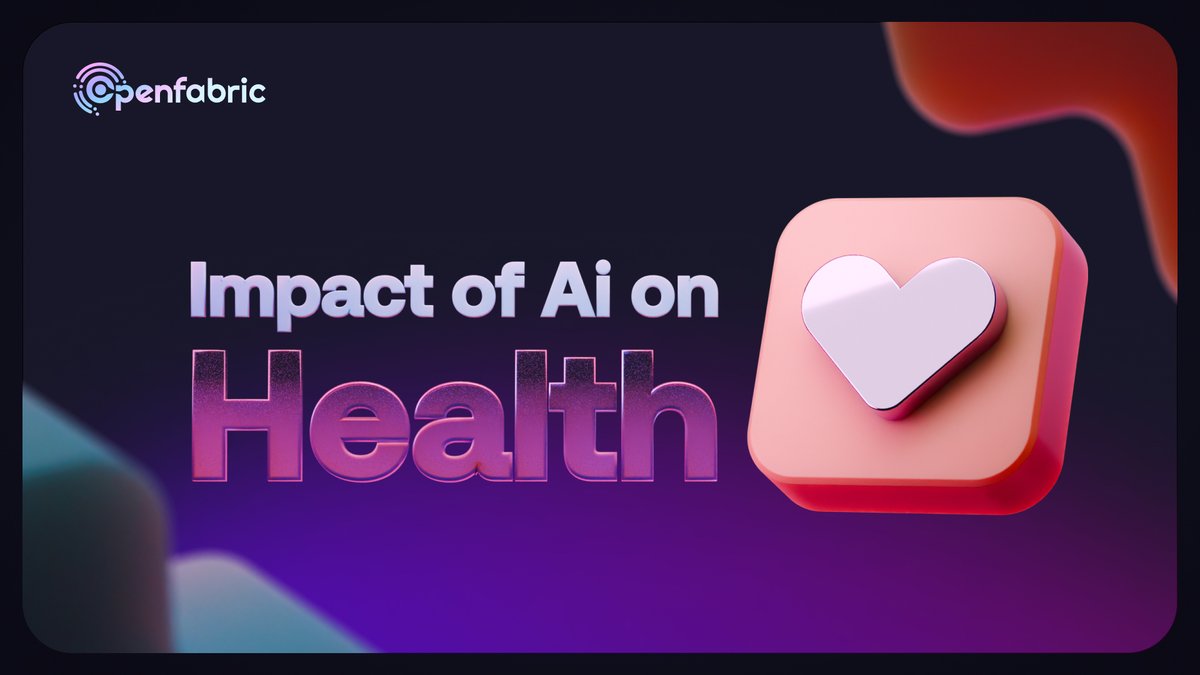 The impact of artificial intelligence should be observed in important areas of our lives such as health ❤️‍🩹.

Take a look at the impact of Ai on our health: openfabric.ai/blog/impact-of…

#Openfabricai #health #Ai