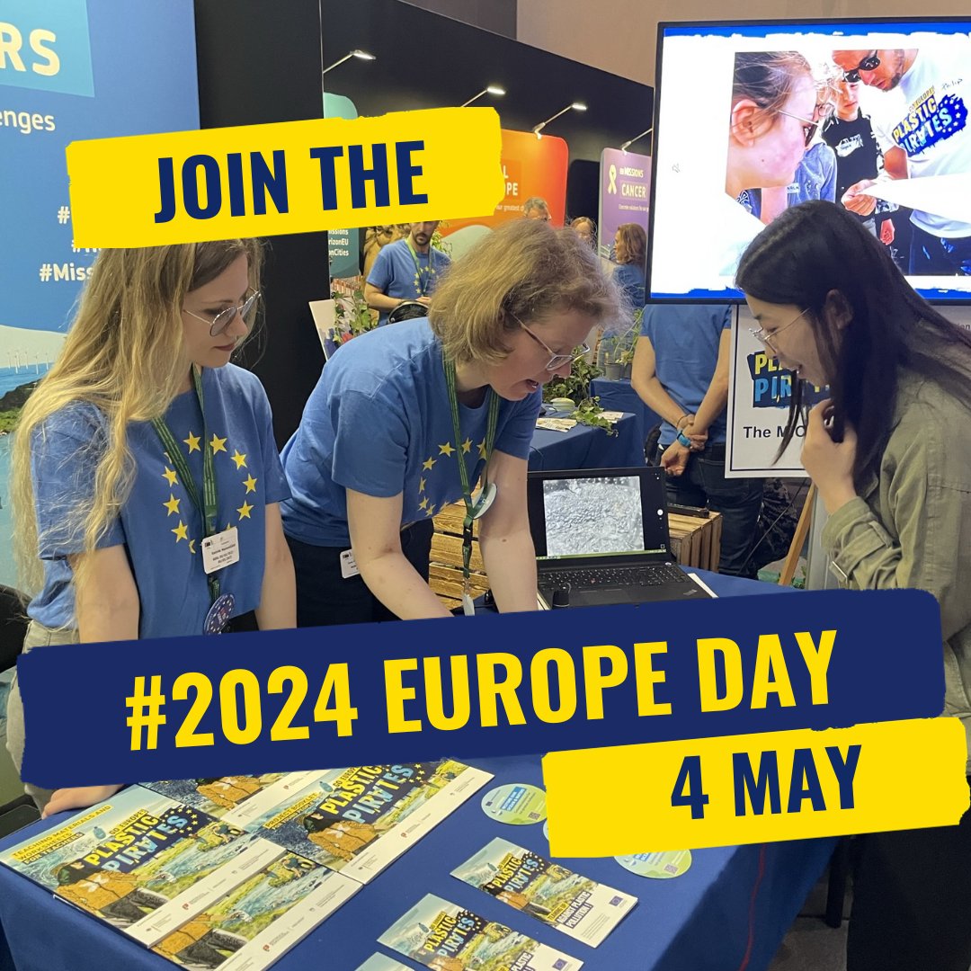 📢On May 4th 2024, the European Commission opens its doors in Brussels. The Plastic Pirates will be there too. Join us for an adventurous day! #EuropeDay2024 👉What to expect? See description. #PlasticPiratesEU #EUOpenDay #citizenscience #Plastic #PlasticWaste #PlasticPollution