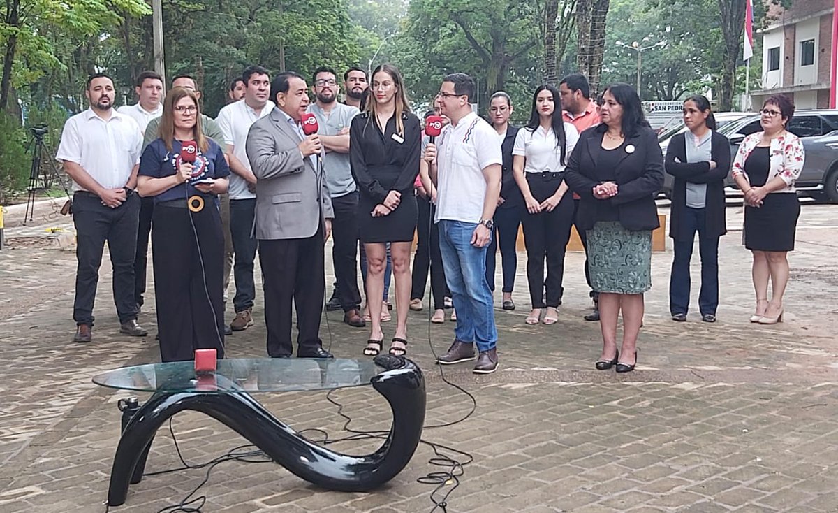 #LaMañanaNacional conversamos con 🗣️ Carlos Quiñónez, intendente de San Pedro sobre los trabajos que realiza el Municipio de San Pedro 

🔴 En Vivo por <a href="/ParaguayTVHD/">Paraguay TV</a>,  la #920am y <a href="/RNSanPedro/">Radio San Pedro</a> 
📻 webaudio.radionacional.gov.py/920am/