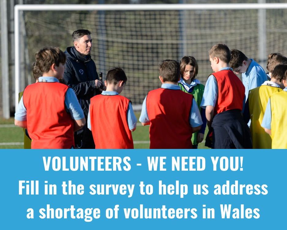 A shortage of volunteers in Wales is putting many sports clubs at risk. We're calling on volunteers to answer this survey to support @Sported_Wales research into why this is, to be able to fix it. 📝surveymonkey.com/r/WSVP_Survey @sportwales @WCVACymru @BGCWales @StreetGameWales