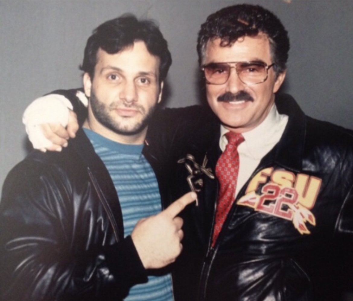 Great @WWE Flashback with #BurtReynolds #GME He was a great person RIP Burt🙏🙏
