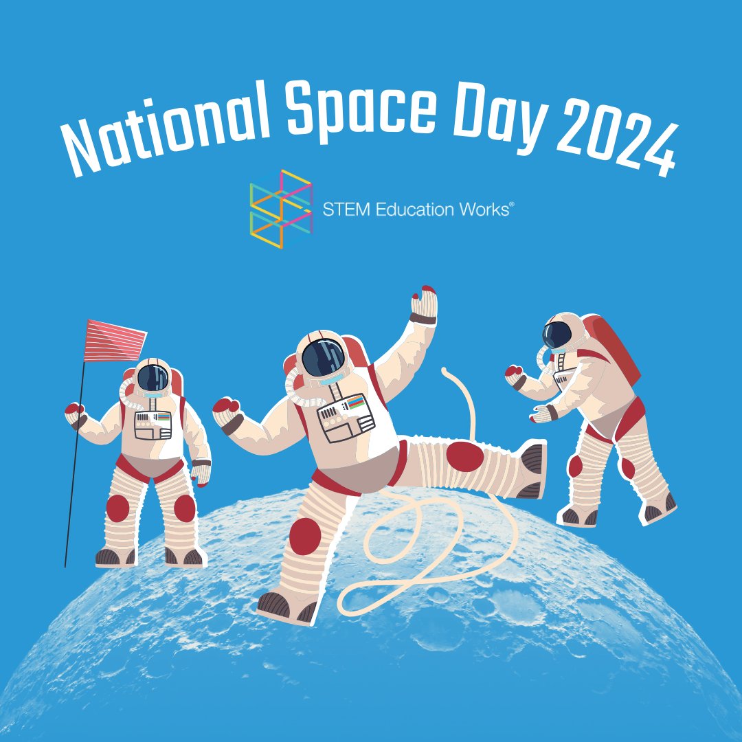Today we are recognizing the wonders of space and inspiring tomorrow's explorers on National Space Day! 🚀 🔭 

This holiday teaches children about space travel and encourages them to explore STEM careers in the science or aerospace industry. 

#STEMEducation #MakeTimeForSTEM